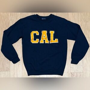 VTG Y2K University of California Berkeley Golden Bears CAL Crewneck Sweatshirt S